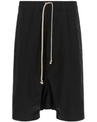 Rick Owens - Tower Pods Drawstring Shorts - Lyst