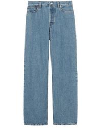 Gucci - Tight Fit Baggy Denim Pants - Lyst
