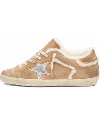 Golden Goose - Super-Star Low-Top Casual Shoes - Lyst