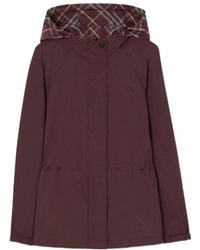 Burberry - Reversible Check Nylon Shifford Hooded Jacket - Lyst