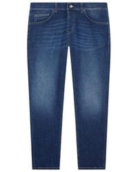 Dondup - Cuffed Slim Fit Jeans - Lyst