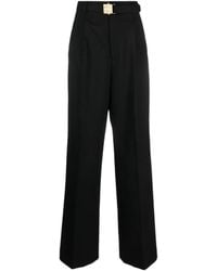 Miu Miu - Belt-Loop Wool Trousers - Lyst