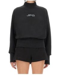 Jean Paul Gaultier - Logo Printed High-Neck Sweatshirt - Lyst