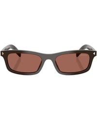 Prada - Eyewear Rectangle Frame Sunglasses - Lyst