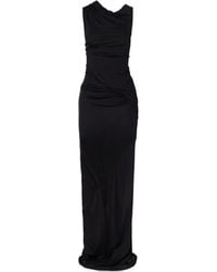 Rick Owens - Shailee Draped Jersey Gown - Lyst