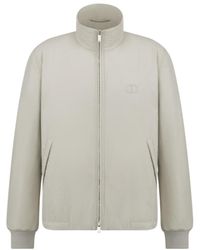 Dior Cd Diamond Bomber Jacket in Blue for Men | Lyst