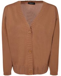 Fabiana Filippi - V-Neck Button Cardigan - Lyst