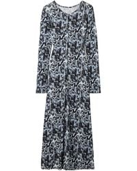Proenza Schouler - Atlas Printed Stretch-Jersey Maxi Dress - Lyst