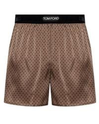 Tom Ford - Polka-Dot Pattern Silk Boxers - Lyst