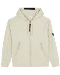 C.P. Company - Lens Detailed Zip-Up Hoodie - Lyst