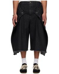 Lu'u Dan - Maxi Belt Loop Denim Shorts - Lyst