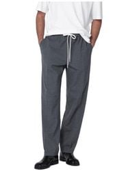 MM6 by Maison Margiela - Elasticated Waistband Drawstring Trousers - Lyst