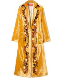 La DoubleJ - La Doublej Embroidered Tassel Duster Coat - Lyst