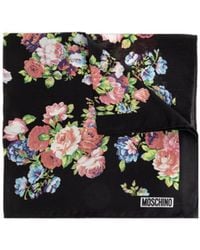 Moschino - Floral Silk Pocket Square - Lyst