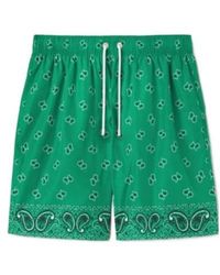 Palm Angels - Paisley-Printed Drawstring Swim Shorts - Lyst