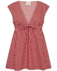 Posse - V-Neck Sleeveless Top - Lyst