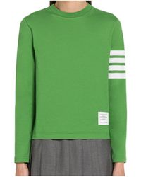 Thom Browne - Round Neck Long-Sleeved T-Shirt - Lyst