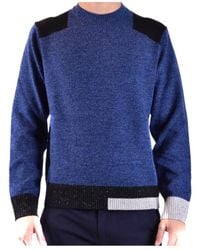 Neil Barrett - Colour-Block Intarsia-Knit Jumper - Lyst