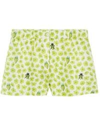 Versace - Silk Shorts - Lyst