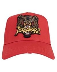 DSquared² - Logo Patch Baseball Cap - Lyst