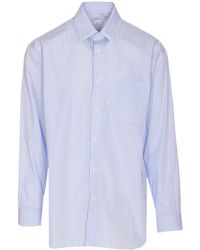 Bottega Veneta - Stripe Poplin Shirt - Lyst