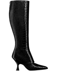 Dior - Century Embossed Heeled Boots - Lyst