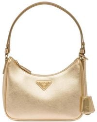 Prada - Saffiano Leather Mini Handbag - Lyst