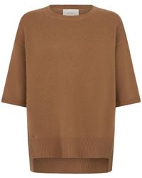 Lisa Yang - Oversized Short-Sleeve Sweater - Lyst