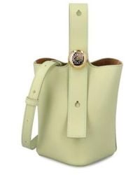 Loewe - Pebble Mini Bucket Bag - Lyst