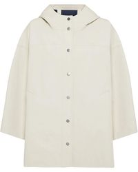 Brunello Cucinelli - Cape-Sleeved Hooded Jacket - Lyst