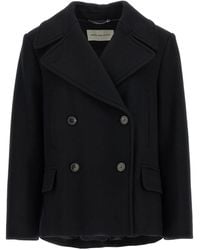 Dries Van Noten - Double-Breasted Wool-Blend Jacket - Lyst