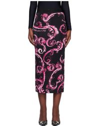 Versace Jeans Couture - Elastic Waist Skirt - Lyst