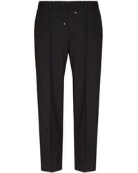Valentino - Drawstring Straight Fit Trousers - Lyst