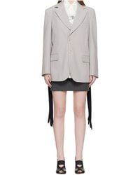 MM6 by Maison Margiela - Long-Sleeve Blazer - Lyst