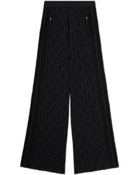 Palm Angels - Monogram-Jacquard Side Stripe Detailed Trousers - Lyst