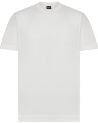 ZEGNA - Regular Fit Crewneck T-Shirt - Lyst