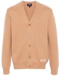 A.P.C. - Kenny Button-Up Cardigan - Lyst