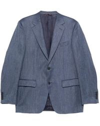 Canali - Patterned Notched Lapel Jacket - Lyst