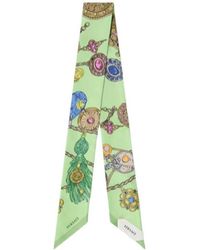 Versace - Printed Silk Twill Ribbon - Lyst