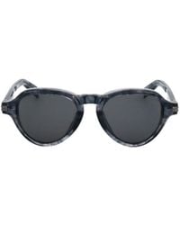 ZEGNA - Round-Frame Sunglasses - Lyst