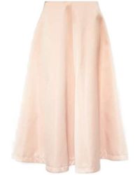 Altuzarra - Varda Satin Midi Skirt - Lyst