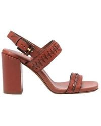Zimmermann - Alchemy Woven-Detail Buckled Sandals - Lyst