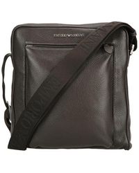 Emporio Armani - Logo Details Cross-Body Bag - Lyst