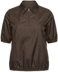 Amomento - Half-Zip Polo Shirt - Lyst
