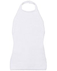 Rohe - Knitted Halterneck Cotton Top - Lyst