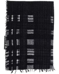 Faliero Sarti - Checked Fringed Scarf - Lyst