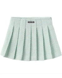Marissa Chiara - Logo Pleated Skirt - Lyst