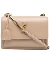 Saint Laurent - Sunset Chained Medium Shoulder Bag - Lyst