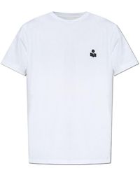Isabel Marant - Logo Printed Crewneck T-Shirt - Lyst