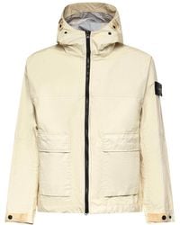 Stone Island - Logo Patch Zip-Up Bomber Jacket - Lyst